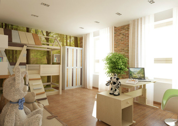 Фото из портфолио Детская комната. Таунхаус Подмосковье. – фотографии дизайна интерьеров на INMYROOM