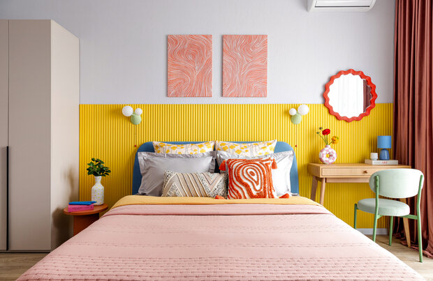 Фотография: Спальня в стиле Современный, Малогабаритная квартира, Квартира, Студия, Проект дня, Сочи, до 40 метров, Анастасия Дубовскова – фото на INMYROOM