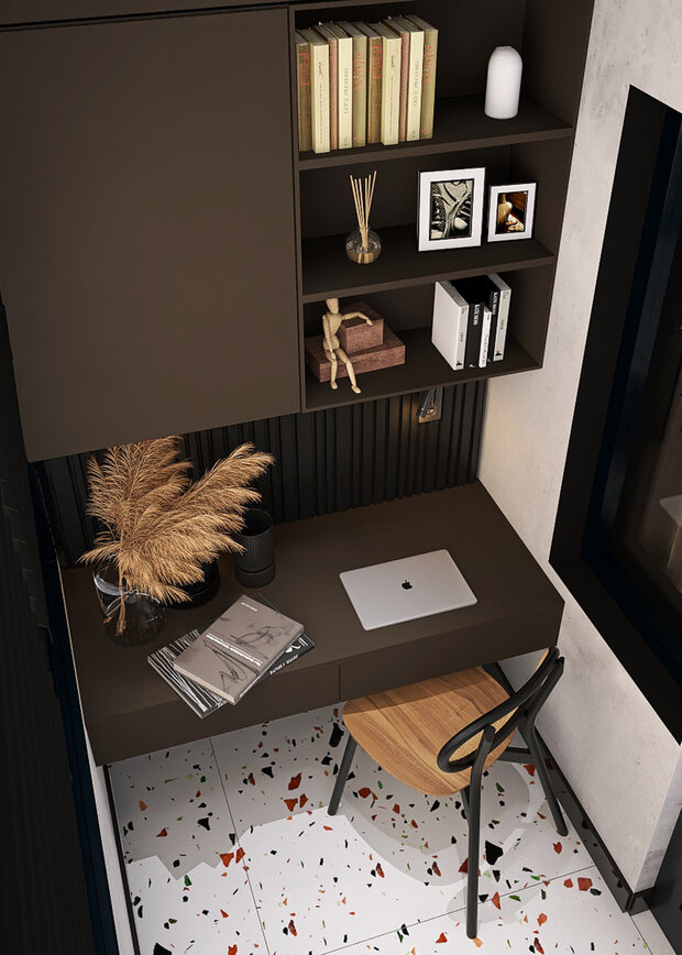 Фото из портфолио Проект двухкомнатной квартиры ЖК "Хорошевский" – фотографии дизайна интерьеров на INMYROOM