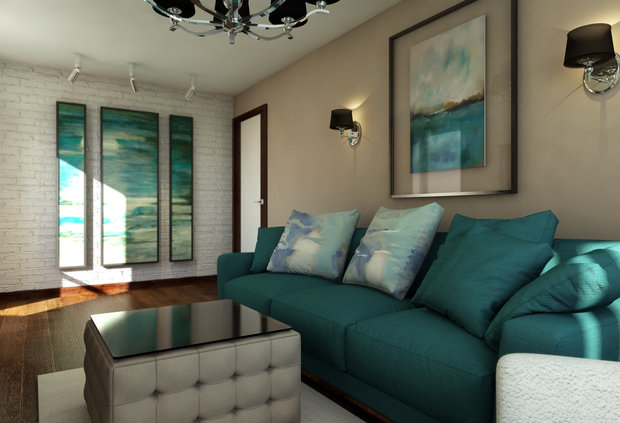 Фото из портфолио Loft&Aquamarine – фотографии дизайна интерьеров на INMYROOM