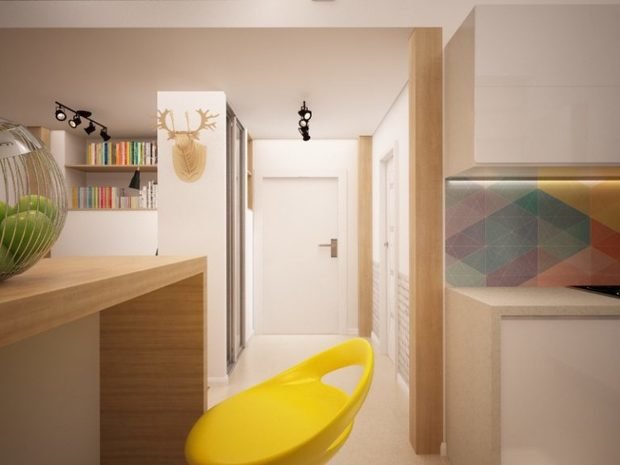 Фото из портфолио Квартира с антресольным этажом в г. Королев – фотографии дизайна интерьеров на INMYROOM