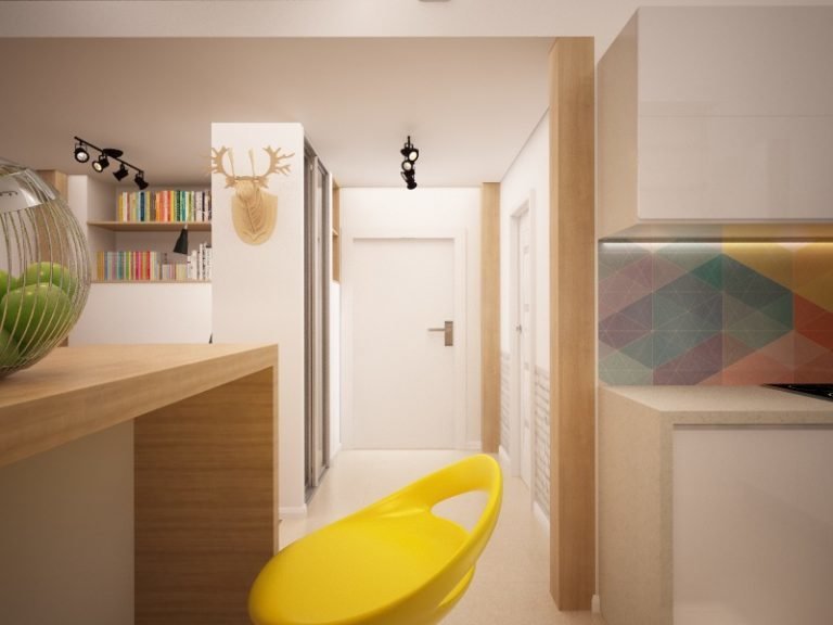 Фото из портфолио Квартира с антресольным этажом в г. Королев – фотографии дизайна интерьеров на INMYROOM Фото из портфолио Квартира с антресольным этажом в г. Королев – фотографии дизайна интерьеров на INMYROOM