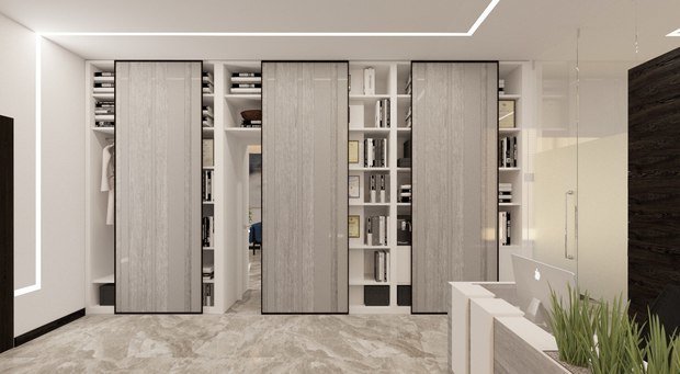 Фото из портфолио Офис для адвокатского бюро – фотографии дизайна интерьеров на INMYROOM