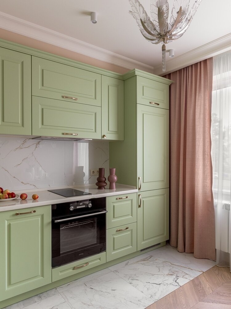 Фотография: Кухня и столовая в стиле Прованс и Кантри, Квартира, Проект дня, Москва, Панельный дом, 1 комната, до 40 метров, Нина Абасеева, Harmony Interiors, Сергей Щеповалин – фото на INMYROOM Фотография: Кухня и столовая в стиле Прованс и Кантри, Квартира, Проект дня, Москва, Панельный дом, 1 комната, до 40 метров, Нина Абасеева, Harmony Interiors, Сергей Щеповалин – фото на INMYROOM