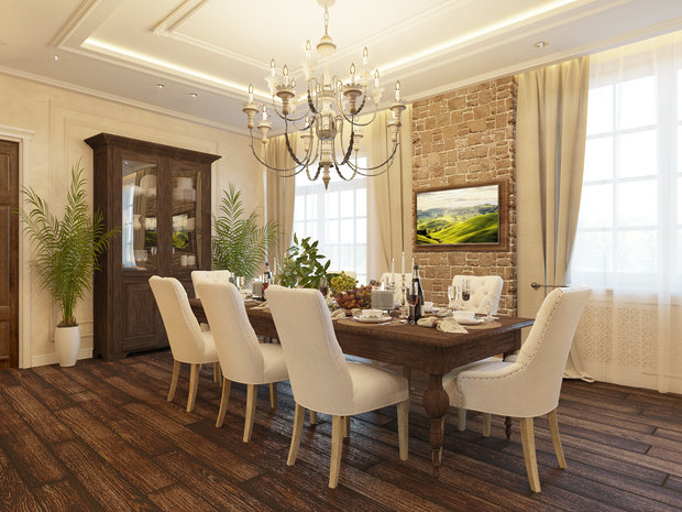 Фото из портфолио дизайн-проект квартиры в винтажном колониальном стиле в г. Москва – фотографии дизайна интерьеров на INMYROOM