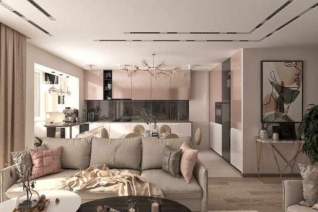Фото из портфолио Арзамас 110м.кв – фотографии дизайна интерьеров на INMYROOM
