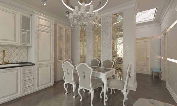 Фото из портфолио Проект в жк Гринвич – фотографии дизайна интерьеров на INMYROOM