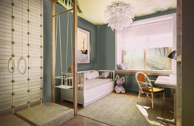 Фото из портфолио Квартира для большой семьи – фотографии дизайна интерьеров на INMYROOM