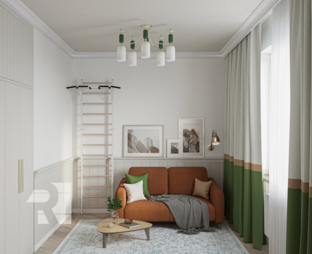 Фото из портфолио Двухкомнатная квартира в стиле прованс – фотографии дизайна интерьеров на INMYROOM