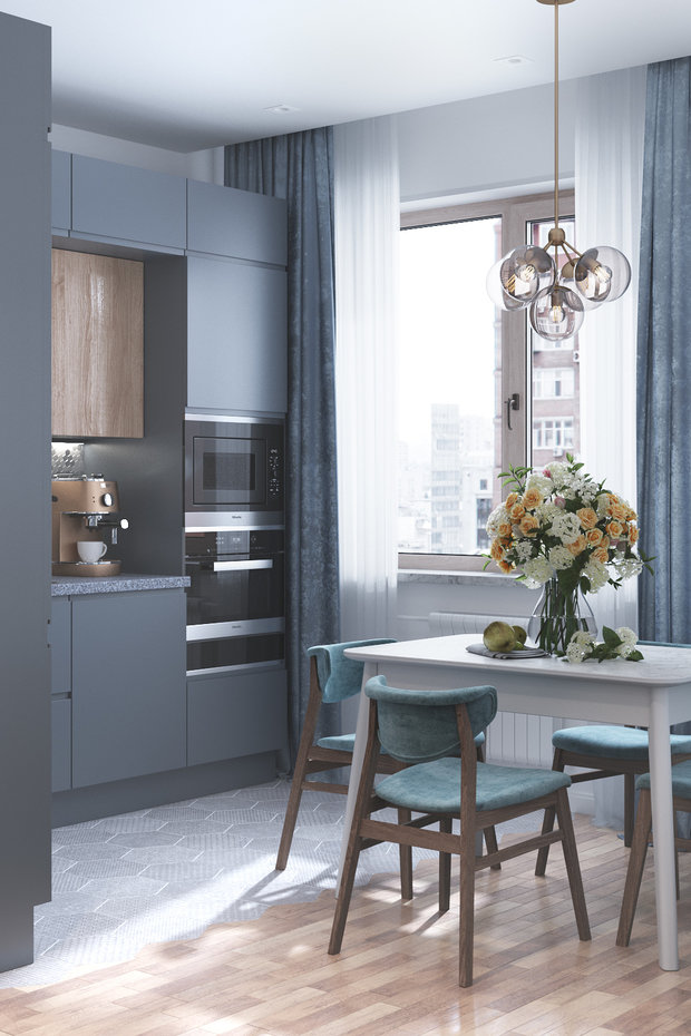 Фото из портфолио Для счастливой жизни. Проект интерьера квартиры 90 м2. – фотографии дизайна интерьеров на INMYROOM