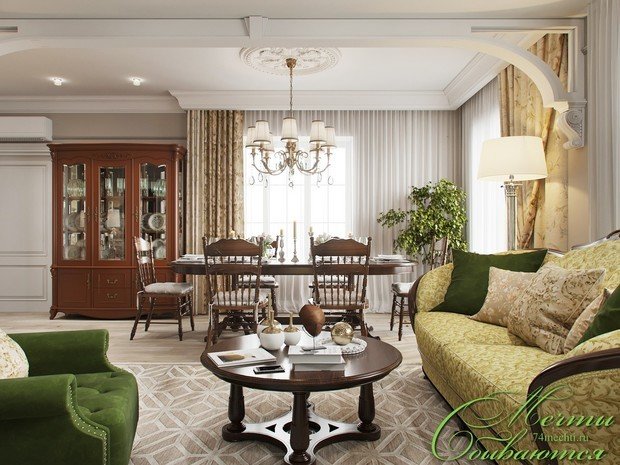 Фото из портфолио Классика непобедима! – фотографии дизайна интерьеров на INMYROOM