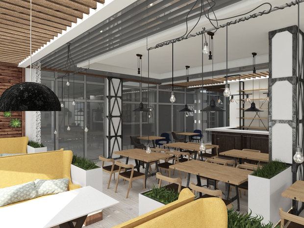 Фото из портфолио Кафе "Плаза", г. Ярославль – фотографии дизайна интерьеров на INMYROOM