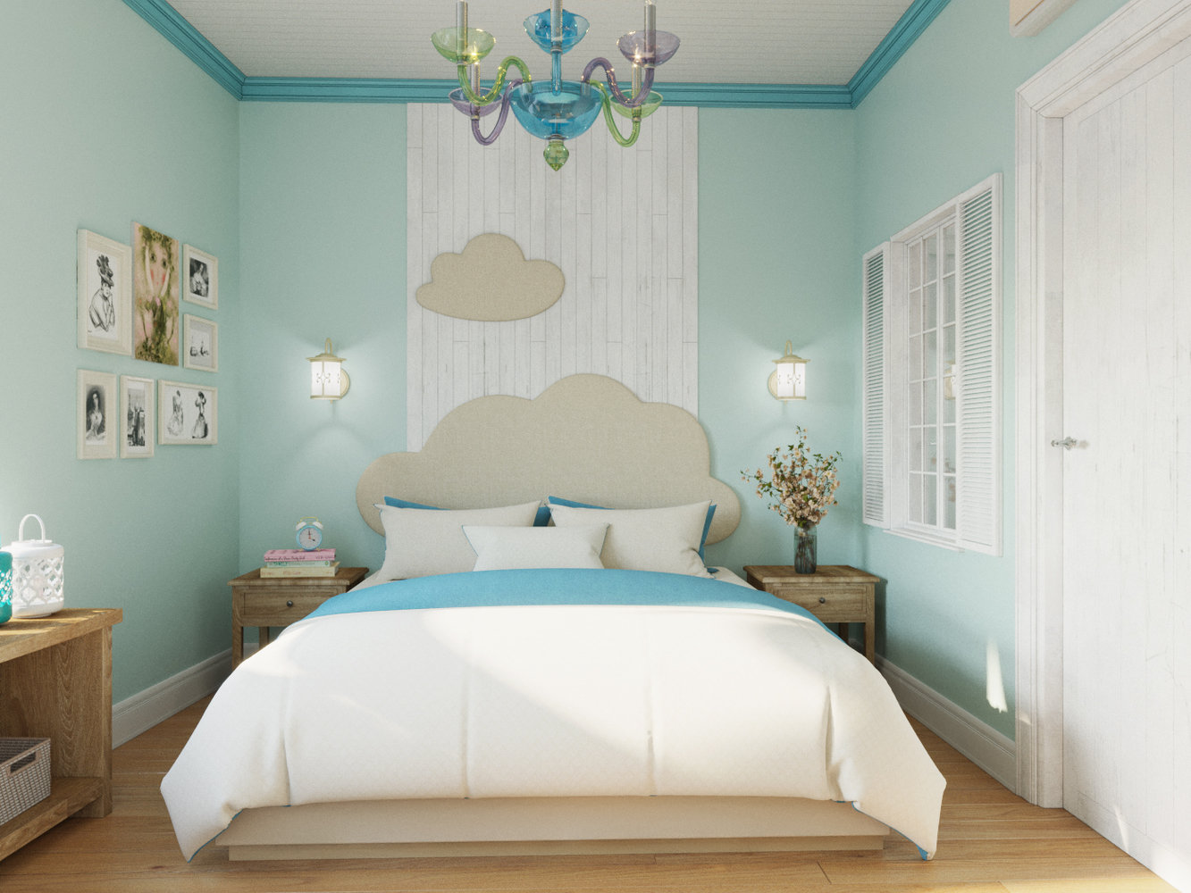 Фотография: Спальня в стиле Прованс и Кантри, Квартира, Планировки, Аксессуары, Декор, Мебель и свет, Белый, Проект дня, Зеленый, Синий, Голубой, ИКЕА, Московская область, Студия 3.14, Надежда Каппер, 3 комнаты, 60-90 метров, Монолитно-кирпичный, Сантехника, Люберцы – фото на INMYROOM Фотография: Спальня в стиле Прованс и Кантри, Квартира, Планировки, Аксессуары, Декор, Мебель и свет, Белый, Проект дня, Зеленый, Синий, Голубой, ИКЕА, Московская область, Студия 3.14, Надежда Каппер, 3 комнаты, 60-90 метров, Монолитно-кирпичный, Сантехника, Люберцы – фото на INMYROOM