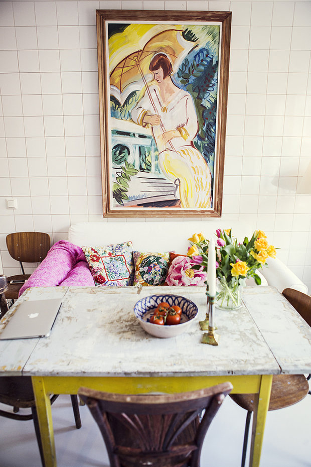 Фото из портфолио Артистический беспорядок в квартире настоящего художника – фотографии дизайна интерьеров на INMYROOM