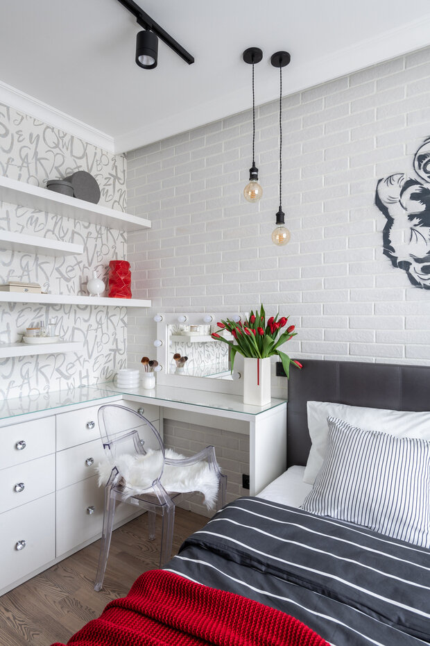 Фото из портфолио Трешка на 48 кв.м – фотографии дизайна интерьеров на INMYROOM
