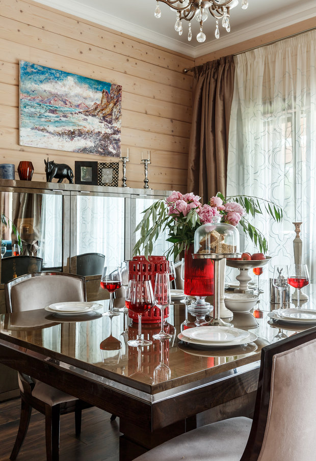 Фотография: Кухня и столовая в стиле Классический, Современный, Дом, Проект недели, Дом и дача, Московская область, 4 и больше, Более 90 метров, Елена Французова – фото на INMYROOM