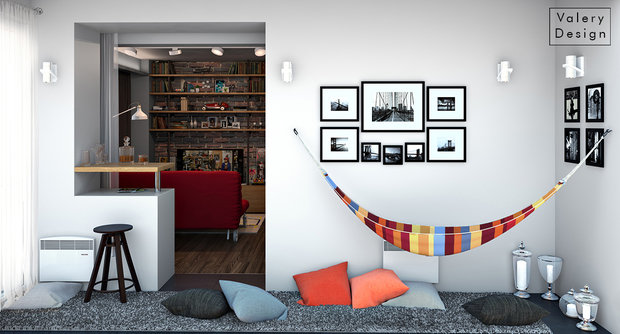 Фото из портфолио Квартира айтишника – фотографии дизайна интерьеров на INMYROOM