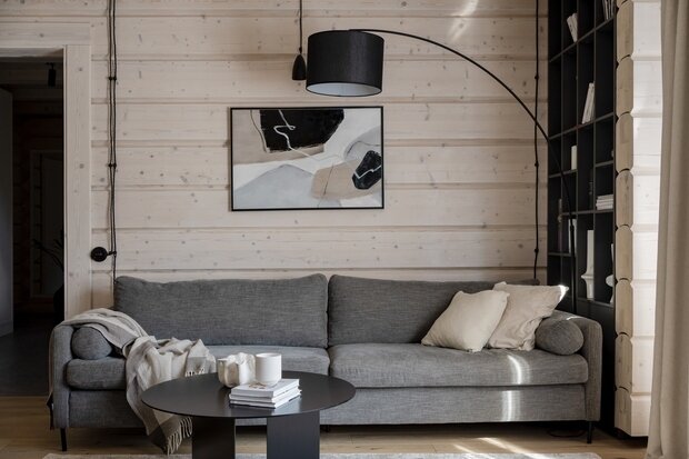 Фотография: Гостиная в стиле Современный, Дом, Проект недели, Санкт-Петербург, Дом и дача, 4 и больше, Более 90 метров, Lublianova.design, Юлия Люблянова – фото на INMYROOM