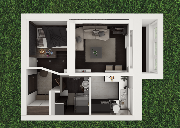Фото из портфолио Мужская студия – фотографии дизайна интерьеров на INMYROOM