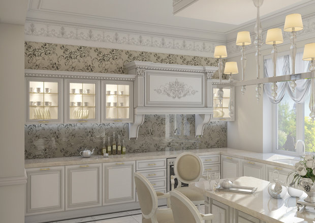 Фото из портфолио Дизайн кухни в классическом стиле  – фотографии дизайна интерьеров на INMYROOM