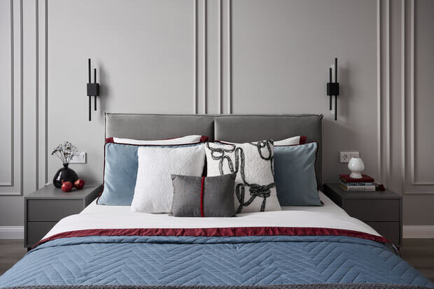 Фотография: Спальня в стиле Современный, Малогабаритная квартира, Квартира, Проект дня, Санкт-Петербург, 1 комната, 40-60 метров, Александра Войнова – фото на INMYROOM