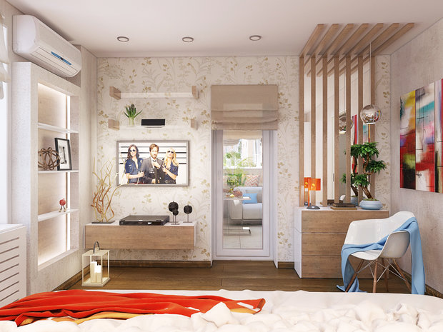 Фото из портфолио Трехкомнатная квартира в Люберцах – фотографии дизайна интерьеров на INMYROOM