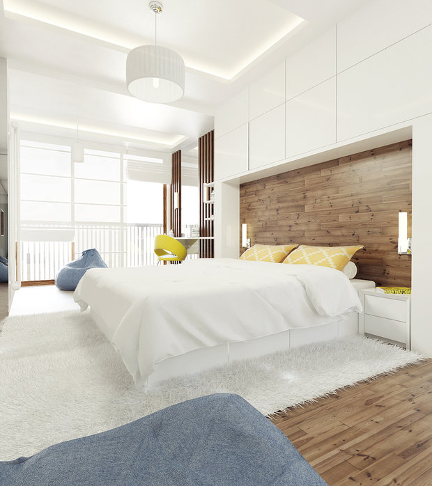 Фотография: Спальня в стиле Лофт, Современный – фото на INMYROOM