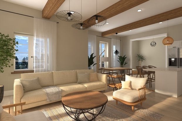 Фотография: Гостиная в стиле Современный, Эко – фото на INMYROOM