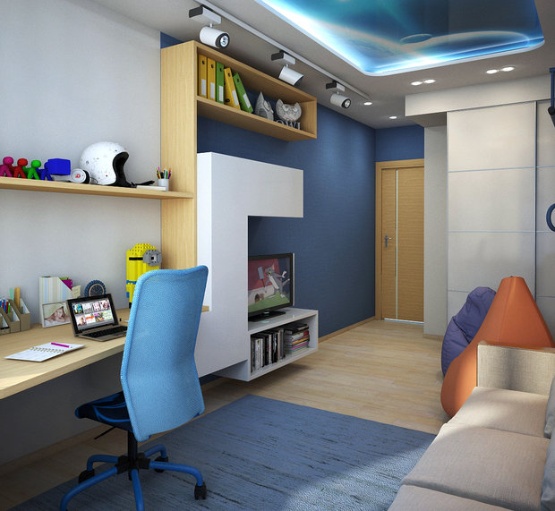 Фото из портфолио Комната для подростка. – фотографии дизайна интерьеров на INMYROOM