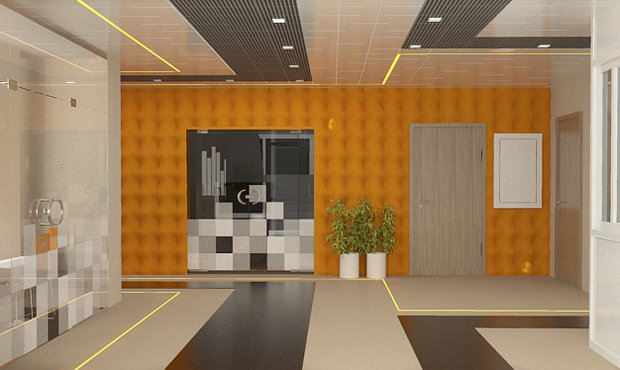Фото из портфолио Фойе бизнес-центра – фотографии дизайна интерьеров на INMYROOM