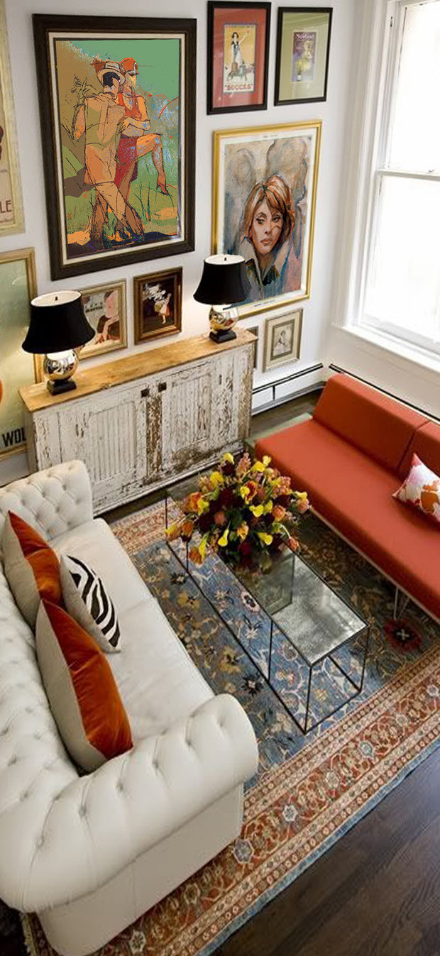 Фото из портфолио Картины в интерьере – фотографии дизайна интерьеров на INMYROOM