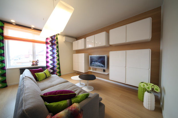 Фотография: Гостиная в стиле Современный, Хай-тек – фото на INMYROOM