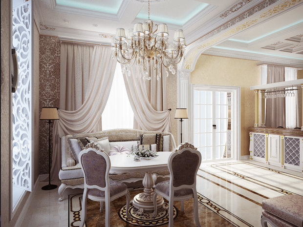 Фото из портфолио Столовая в классическом стиле – фотографии дизайна интерьеров на INMYROOM