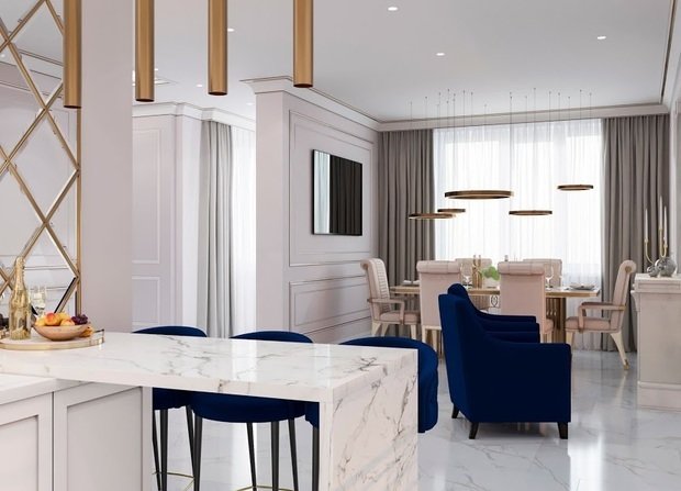 Фото из портфолио Royal Tower 140 – фотографии дизайна интерьеров на INMYROOM