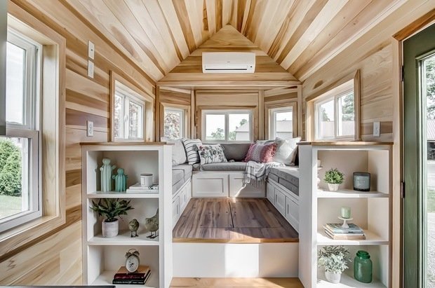 Фотография: Гостиная в стиле Скандинавский, Эко, Лофт, Декор интерьера, Квартира, Дом, Архитектура, Планировки, Минимализм, до 40 метров – фото на INMYROOM