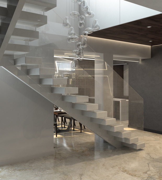 Фото из портфолио Проект загородного дома 310 кв.м. в поселке Подмосковные вечера – фотографии дизайна интерьеров на INMYROOM