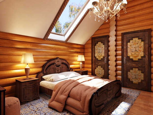 Фото из портфолио Комната для отдыха. Народная русская банька. – фотографии дизайна интерьеров на INMYROOM