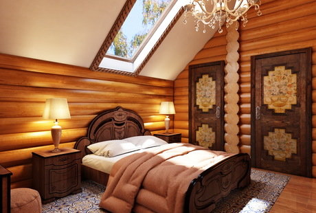 Комната для отдыха. Народная русская банька.