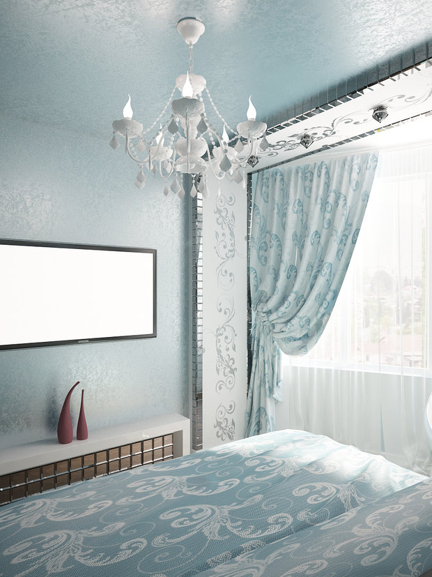 Фото из портфолио Спальня для Снежной королевы – фотографии дизайна интерьеров на INMYROOM