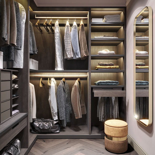 Фотография: Гардеробная в стиле Современный – фото на INMYROOM