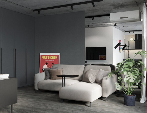 Фото из портфолио 30м2 в старом фонде – фотографии дизайна интерьеров на INMYROOM