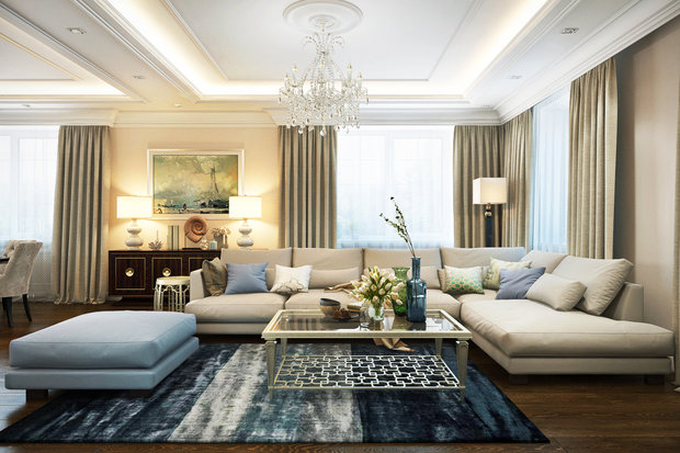 Фото из портфолио В духе американской классики – фотографии дизайна интерьеров на INMYROOM