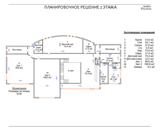 Фото из портфолио Фитнес клуб притяжение. (2014) – фотографии дизайна интерьеров на INMYROOM