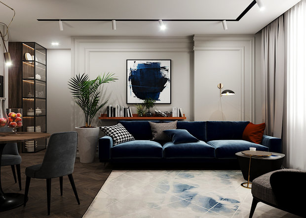 Фото из портфолио Дизайн квартиры Art Plaza – фотографии дизайна интерьеров на INMYROOM