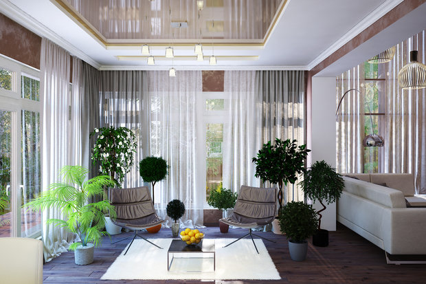 Фотография: Гостиная в стиле Современный, Хай-тек, Классический, Декор интерьера, Дом, Архитектура, Минимализм – фото на INMYROOM