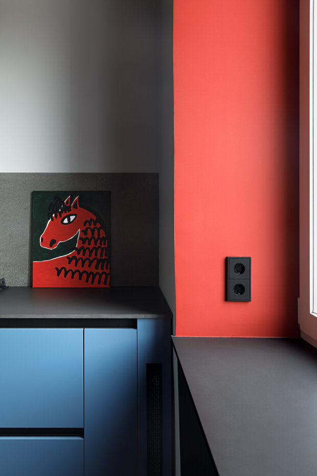 Фотография: Кухня и столовая в стиле Современный, Квартира, Проект дня, Москва, Сталинка, Кирпичный дом, 4 и больше, Более 90 метров, Марина Рукавишникова – фото на INMYROOM