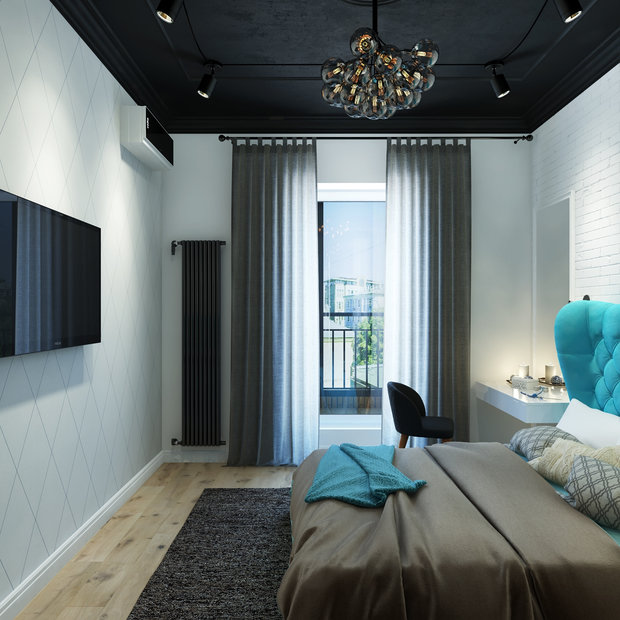 Фото из портфолио Спальня Лофт – фотографии дизайна интерьеров на INMYROOM