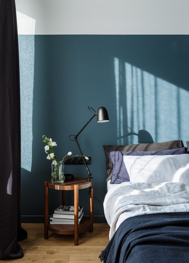 Фотография: Спальня в стиле Скандинавский, Минимализм, Современный, Проект недели, Москва, 3 комнаты, Более 90 метров, Елена Соренсен – фото на INMYROOM