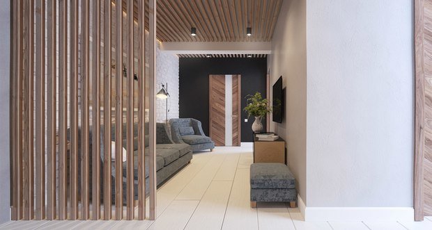 Фото из портфолио Артквартира 76 кв.м – фотографии дизайна интерьеров на INMYROOM