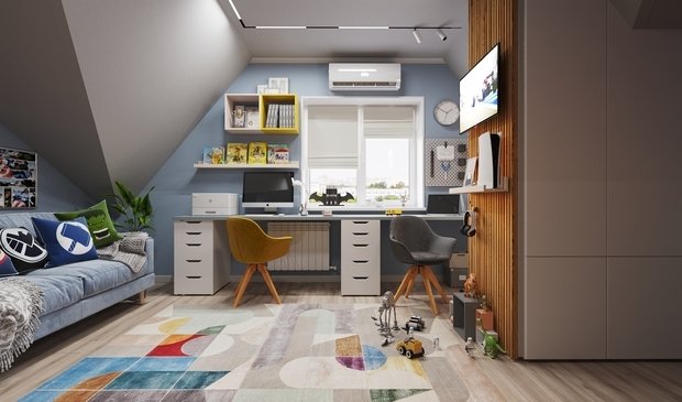 Фото из портфолио Детская для мальчиков – фотографии дизайна интерьеров на INMYROOM